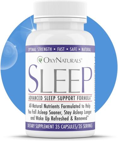 All-Natural Sleep Formula | Relax Fall Asleep Fast & Stay Asleep Longer - 30 Servings - Buy Online on GoSupps.com