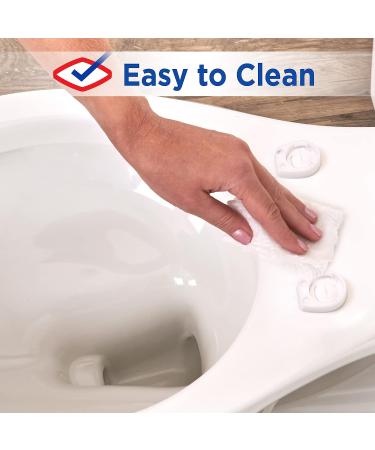 Clorox Antimicrobial Round Wood Toilet Seat | Easy-Off Hinges | Wiggle-Free Design - Buy Online on GoSupps.com
