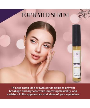 Eyelash Growth Serum - Best Lash Serum with Eyeliner for Thicker Stronger & Longer Lashes - Paraben-Free - 7 ml - Buy Online on GoSupps.com