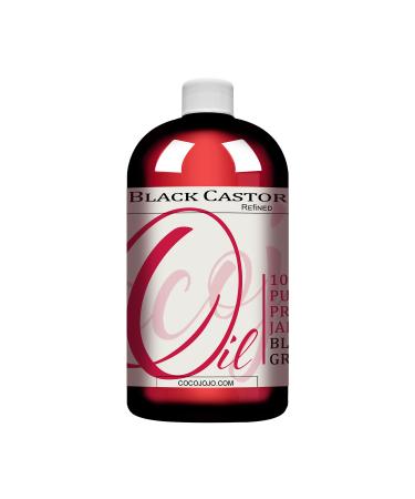 cocojojo Jamaican Black Castor Oil Cold Pressed 16 oz Hair Growth Pure Virgin Refined eye lash skin hair JBCO - Buy Online on GoSupps.com