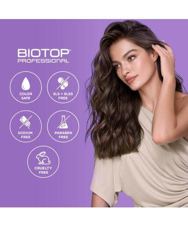 Biotop Professional 19 Pro Silver Hair Oil - Heat Protection & Frizz Control for Platinum Blonde Hair - Lightweight Non-Greasy Formula with Vitamin E - 2.2 oz - Buy Online on GoSupps.com