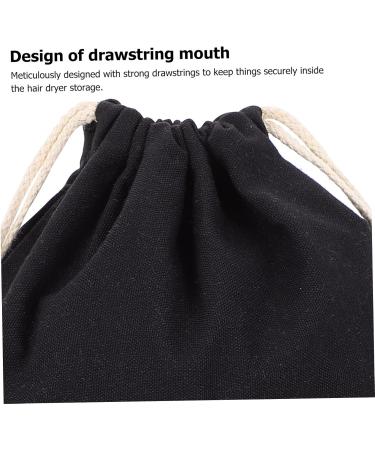 NOLITOY Makeup Bag Hair Dryer Storage Bag Embroidery Tools Small Toiletry Bag Hair Dryer Bags Hotel Guest Room Travel Bag 33.00X30.00X0.50CM Black - Buy Online on GoSupps.com