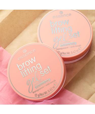 Essence Brow Lifting Gel Set - Long-Lasting Transparent Eyebrow Gel Vegan & Microplastic Free (3x12g Pack) - Buy Online on GoSupps.com