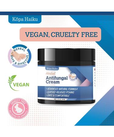 Kopa Haiku Antifungal Cream Anti-Itch Cream for Face & Body Athletes Foot Ringworm Eczema Jock Itch Quickly Relieves Itching More Gentle and Safe - Buy Online on GoSupps.com