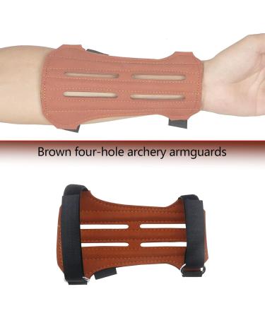 Buy Outdoor Arm Protection for Archery | Premium Archery Gear for Traditional Archers | Reverse Hair Design in Brown - Buy Online on GoSupps.com