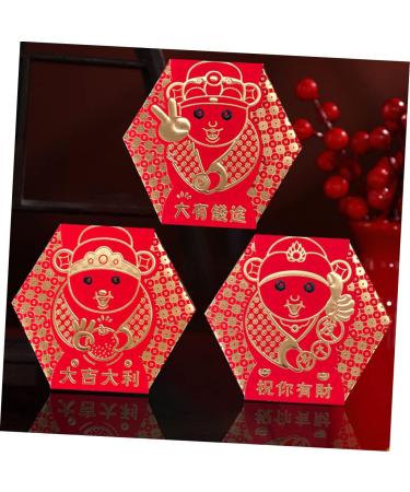 Ciieeo 80 Pcs God of Wealth Red Envelope Red Envelopes Hongbao Wrap Bags New Year Money Packet New Year Money Envelopes Money Pocket Red Luck Money Bag Hongbao Envelopes Paper Rabbit Fold - Buy Online on GoSupps.com