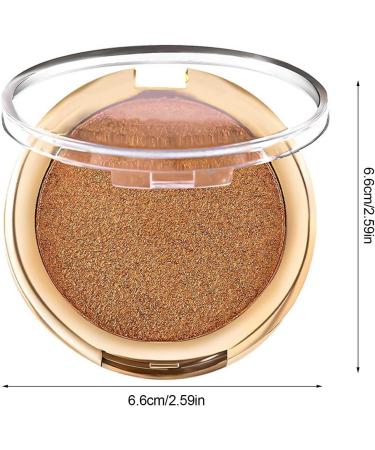 Highlighter Palette | Face Highlighter Palette Long Lasting Shimmering Color - Makeup Powder for Face Collar Ear and Shoulders 6 Colors Tmay 06 - Buy Online on GoSupps.com