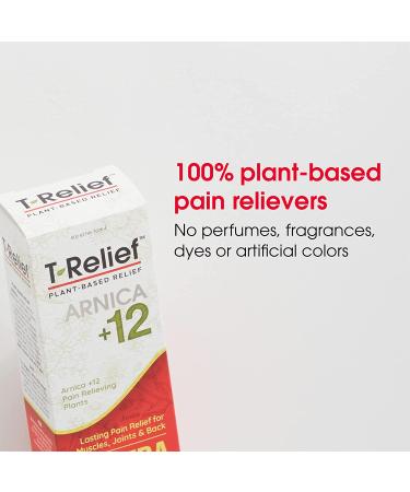 MediNatura T-Relief Extra Strength Pain Relief Gel - 3 oz with Arnica & 12 Plant-Based Pain Relievers - Buy Online on GoSupps.com