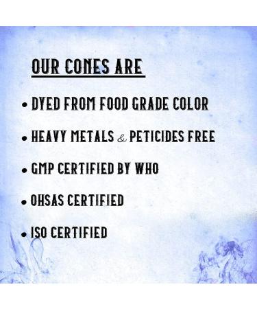 Trippie Day Blue Pre rolled cones | 50 Pack | Vegan & Non GMO | No chemical colors used | Slow burning 98mm Special cones - Buy Online on GoSupps.com