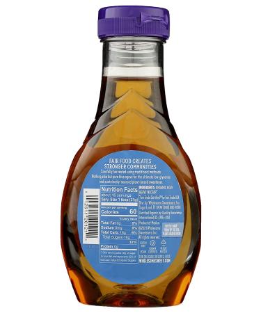 Wholesome Sweeteners Organic Blue Agave Syrup 11.75 oz - Pure Natural Sweetener - Buy Online on GoSupps.com