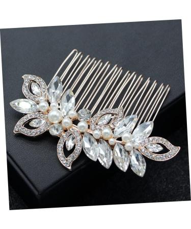 FRCOLOR Wedding Hair Accessory Goody Hair Pearl Hair Clip Headwear for Women Pearl Hair Accessories Rhinestone Headpiece Pearl Hair Pin Womens Hair Accessories Tiara Comb Bride Crystal - Buy Online on GoSupps.com