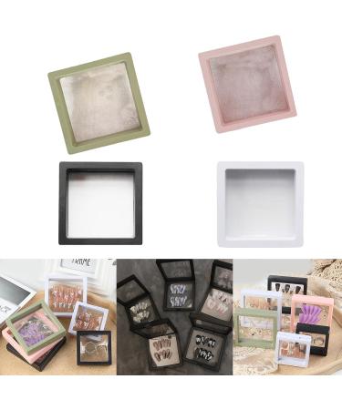 Artificial Press On Storage Box Empty Clear Tips Display Storage Box for False Nails Art Tools Jewelry Storage Box 7x7 Black - Buy Online on GoSupps.com