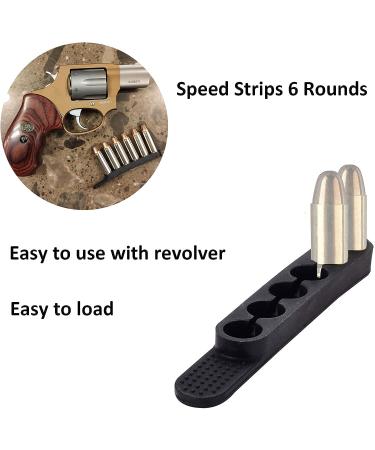 Ficero Speed Strips 38/357 Caliber Black 6 Round (4 Pack) - Quick Reload Solution - Buy Online on GoSupps.com