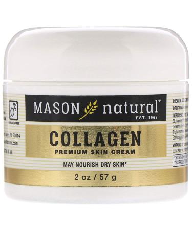Mason Natural Collagen Premium Skin Cream Pear Scented 2 oz (57 g)
