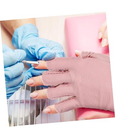 FRCOLOR 6 Pairs Uv Gloves Manicure Gloves Anti Uv Sun Protection Gloves Uv Shield Glove Nail Art Supplies Sun Gloves Nail Molding Gel Uv Rays Gloves Fingerless Nail Supplies Cotton - Buy Online on GoSupps.com