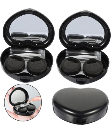 Solustrie Portable Travel Contact Lens Case - Compact Carrier Bag & Holder for Easy Lens Storage | Ideal for International Shipping - Buy Online on GoSupps.com