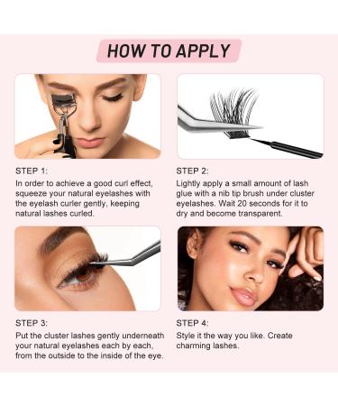 78pcs Crislashes DIY Individual Lashes D Curl Mix 8-16mm - Reusable, Lightweight, Dramatic Look Lashes - Home Use (H-D Curl Mix 8-16mm) - Buy Online on GoSupps.com