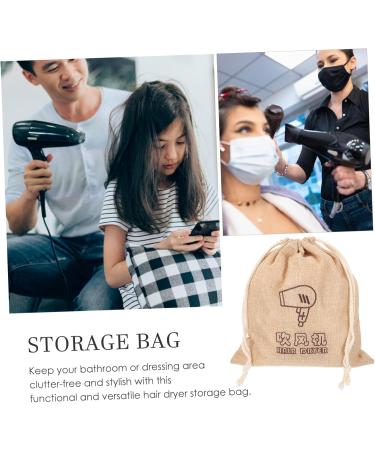 BCOATH 2pcs Blow Dryer Retractable Cord Hair Dryer Organizers Bag Travel Wine Bag Hair Tool Organizer Cloth - Buy Online on GoSupps.com