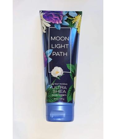 Bath Body Works Moonlight Path Ultra Shea Body Cream 8oz - Night-blooming Jasmine, Blue Violet, Lavender, Lily of the Valley, Musk - 1 Pack - Buy Online on GoSupps.com