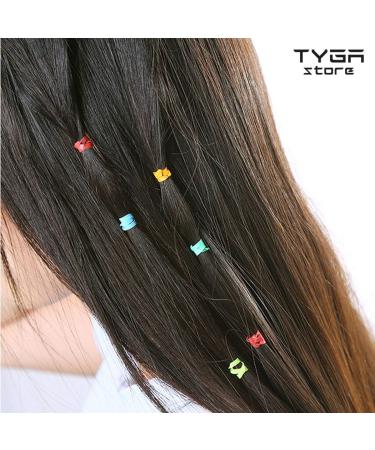 TYGA Store Pack of 1000 Mini Rubber Bands Soft Elastic Bands for Kids Hair Braids Ponytail Hair Pet Hairband Wedding Hairstyle and More (Mixed Colours) - Buy Online on GoSupps.com