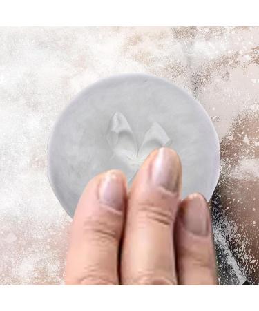 Body Powder Puff Round Face Powder Puff with Ribbon Bow - Makeup Puff Dry Makeup Tool Body Powder Applicator for Home Travel White - Buy Online on GoSupps.com