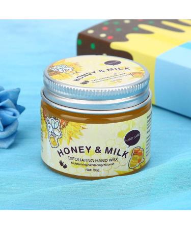 Wax Hand Mask 120g Milk Honey for Dry Cracked Hands - Hand Care & Repair for Rough Skin - Women and Men - Buy Online on GoSupps.com