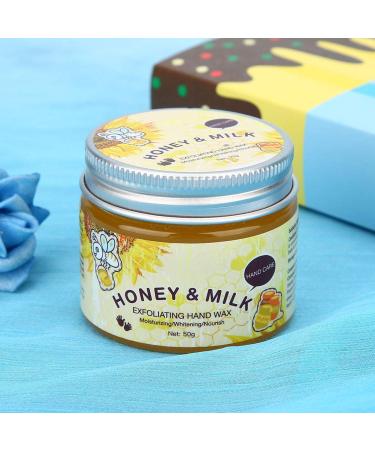 Milk and honey moisture cream hand peeling masks peel-off-hand wax mask hands-skin repair mask wax for cracked hands dry aging hands 50 g