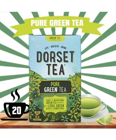 Dorset Tea Pick N Mix - Choose From 8 Flavours | Strawberries & Cream Cool Earl Grey Foraged Fruits Ginger & Sunshine Pure Green-Tea Wild About Mint Sunshine Lemon - Pack of 5 - Buy Online on GoSupps.com