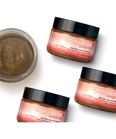 Batana Oil Pure Batana Oil for Hair Growth Super 5X Veganic Natural Hair Growth Oil Repair Damaged Hair & Skin Effective Against Regional Alopecia Promote Hair Regrowth - 60ml - Buy Online on GoSupps.com