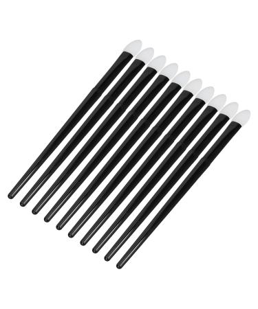 10PCS Silicone Makeup Brush Set - Reusable Eye Shadow & Lip Brushes for Liquid Eyeshadows | Soft Long Lasting Glitter Applicators - International Shipping - Buy Online on GoSupps.com