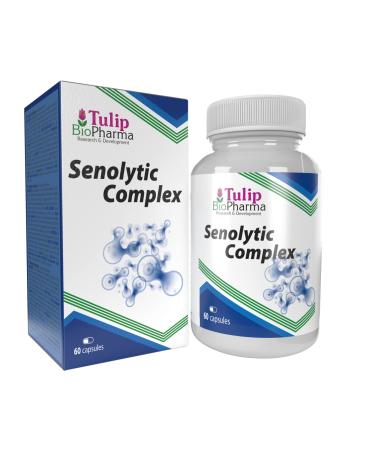 Senolytic Complex (Quercetin Fisetin Theaflavins Resveratrol) 60 Capsules 3rd Party Lab Tested High Strength Supplement