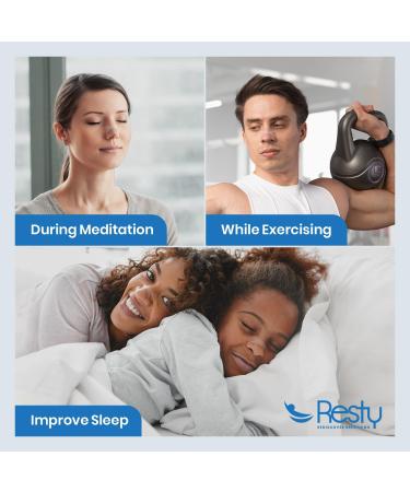 Resty Nasal Strips - Improved Breathing & Anti-Snoring Solution (36 Transparent Plasters) for Sleep Sports & Daily Use - Buy Online on GoSupps.com