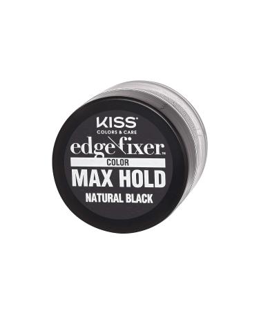KISS Edge Fixer Color 24 HR Max Hold Natural Black - 30mL | 100% Gray Coverage - Buy Online on GoSupps.com