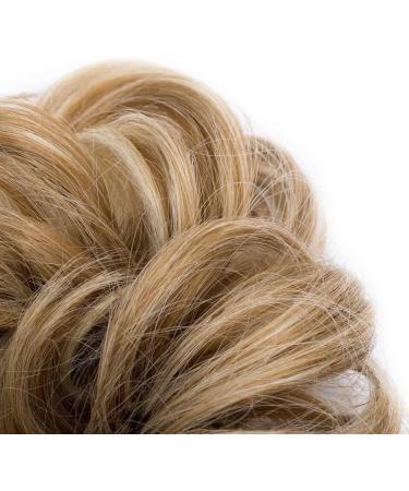Hair Bun Hairpiece for Women Fake Wave Curly Hair Bun Extensions Messy Curly Ponytail Hairpiece Synthetic Elastic Hair Band Scrunchy Hair Bun Ponytail Extensions for Women Hair Chignons(27-01) - Buy Online on GoSupps.com