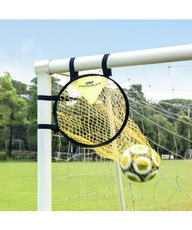 PodiuMax Top Bins Soccer Target Goal, Easy to Attach and Detach to The Goal, Set of 2, for Shooting Accuracy Training Basic