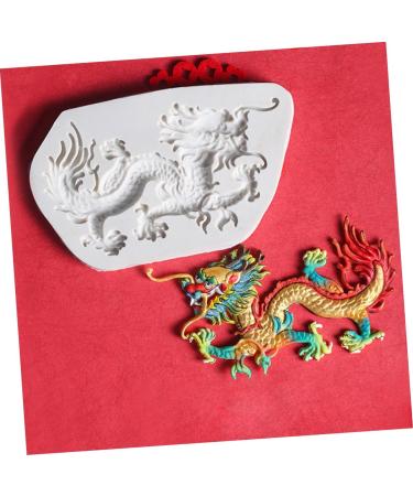 STOBOK Mold Chocolates Baking Tool Silicone Candy Party Chocolate DIY Chocolate Mould Chocolate Making Tools Fondant Making Baking Supplies Dragon Shape Clay Fudge Silica Gel - Buy Online on GoSupps.com