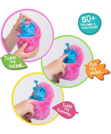 Curlimals Lucie Ladybird Interactive Soft Toy | 50+ Sounds & Reactions | Touch Responsive | Ages 3 - Buy Online on GoSupps.com