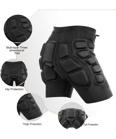 Relaxyee 3D EVA Hip Protector Padded Shorts - 0.8in Thick Skating Impact Pad - Large Size - Buy Online on GoSupps.com
