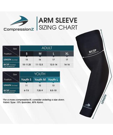 CompressionZ UV Protection Compression Arm Sleeve Pink M - 1pc | Men & Women - Buy Online on GoSupps.com
