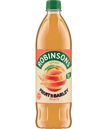 Robinsons Fruit & Barley Peach Squash 1L - Refreshing Fruit Drink - Pack of 1 - Buy Online on GoSupps.com