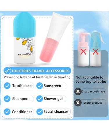 Skyconser Elastic Sleeves for Leak Proofing Travel Colorful-8 Leak Proof - Buy Online on GoSupps.com