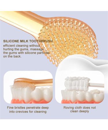 Nouri Liquid Silicone Baby Milk Toothbrush Tongue Brush - Oral Care for Infants | Soft Food Grade Silicone with Dust Cover - BPA Free - Buy Online on GoSupps.com