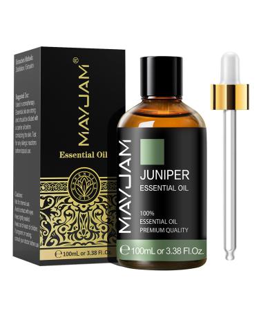 MAYJAM Juniper Essential Oil 100ML Juniper Oil for Diffuser Humidifier DIY Home Wardrobes Juniper 100 ml (Pack of 1)