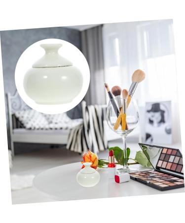 DOITOOL sample birthday party hat mascara small jar lip balm make up small container mini sample jar ceramics cosmetics sample container cream jar 4.7x4.7cm White - Buy Online on GoSupps.com