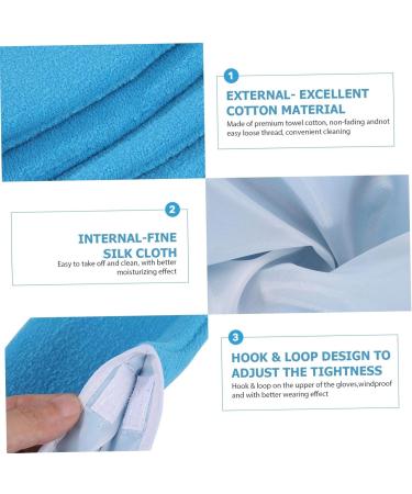 LIFKOME Kit Accessoires Paraffine Mains et Pieds Taille Unique Maintien Chaleur Bleu Fonc Soin Hydratant Spa Usage Professionnel et Domicile - Buy Online on GoSupps.com