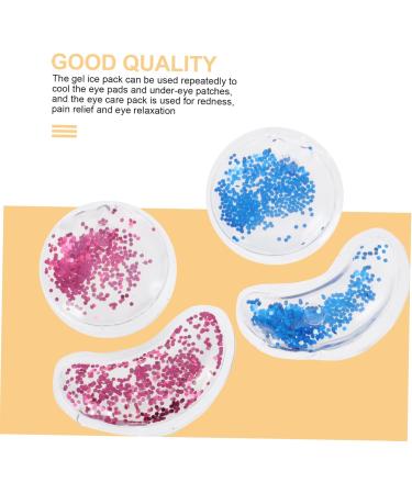 Ipetboom Gel Eye Pads - 4 Piece Moisturizing Anti-Wrinkle Eye Masks | International Shipping - Buy Online on GoSupps.com