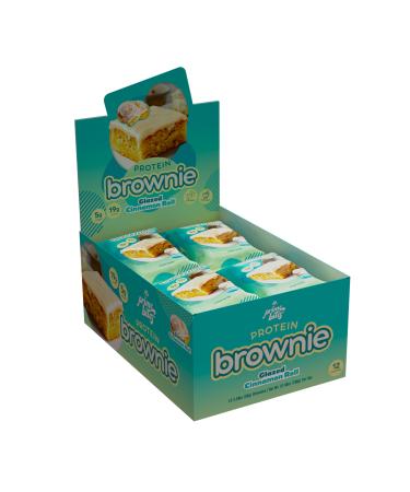 Alpha Prime Protein Brownie - Glazed Cinnamon Roll (12 Brownies)