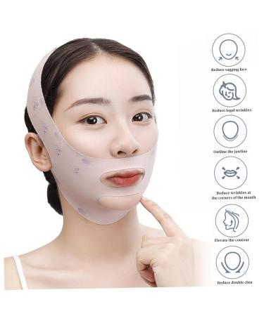 Double Chin Reducer V Line Lifting Mask | Soft Elastic Chin Strap for Skin Tightening & Sculpting | Reusable Depuffing Face Mask for Men & Women - Buy Online on GoSupps.com