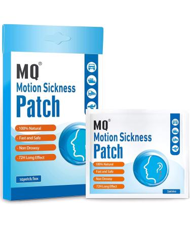 MQ Motion Sickness Patch 10 Count - Fast-Acting Relief - Pack of 1 - Buy Online on GoSupps.com