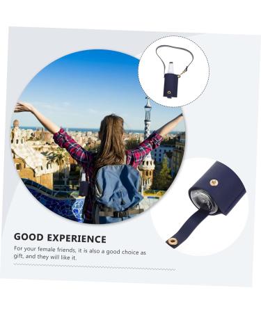 Gleavi 3-Piece Leather Case Patch Pocket Travel Containers - Handwash & Lotion Bottle Holders for Toiletries - Make Up Organizers (12.5x3.8cm) - Buy Online on GoSupps.com